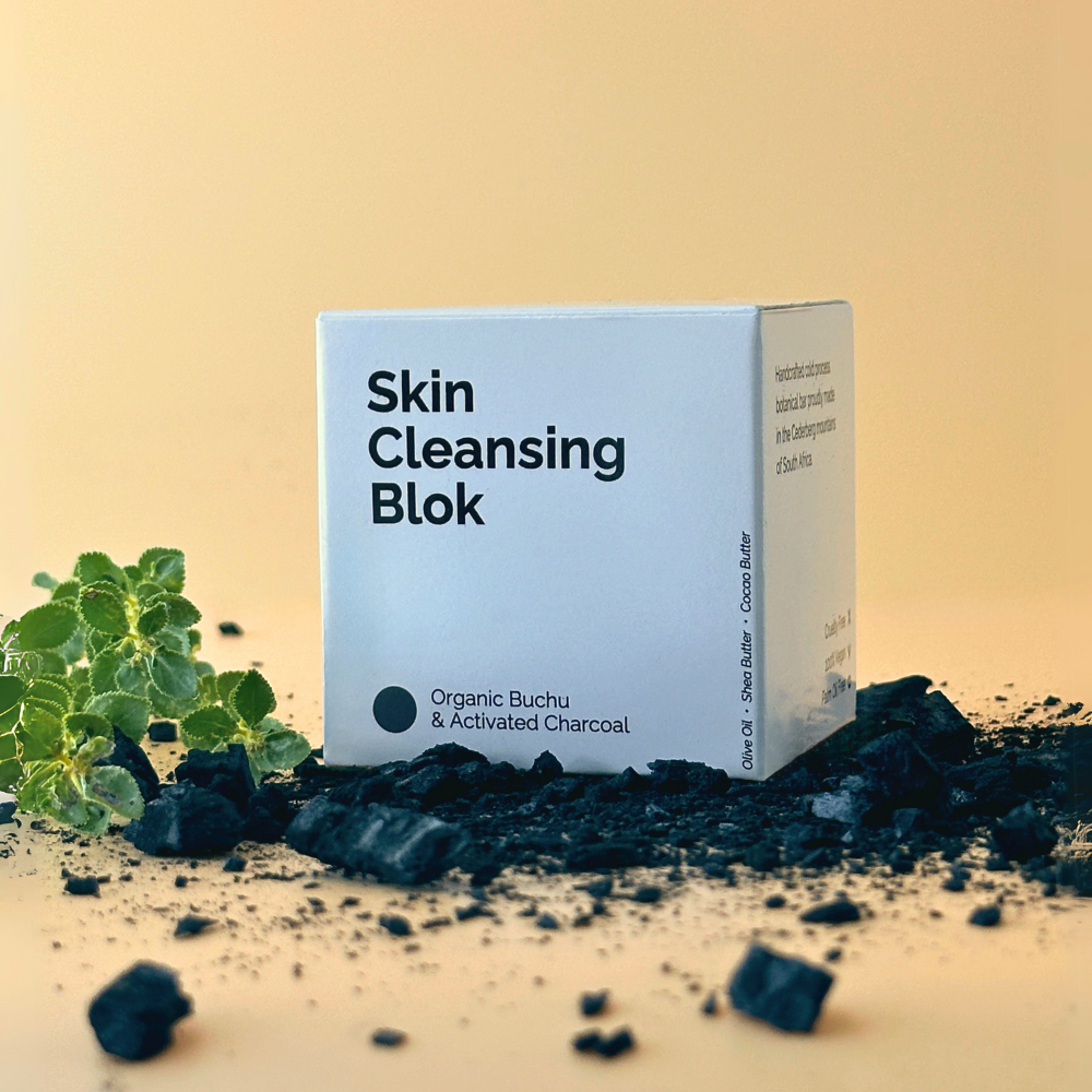 Buchu & Charcoal Cold Process Soap Blok • Aardvel • • Cape Town, South Africa