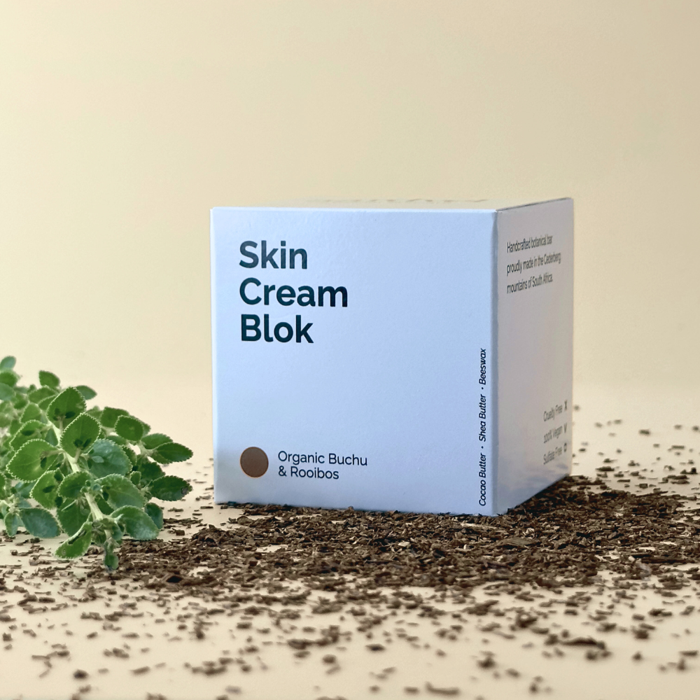 Buchu & Rooibos Moisturising Blok • Aardvel • Solid Skin Cream & Lotion • Cape Town, South Africa