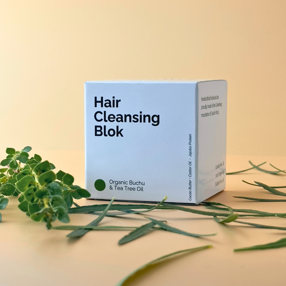 Buchu & Tea Tree Shampoo Blok • Aardvel • Solid Shampoo Bar • Cape Town, South Africa