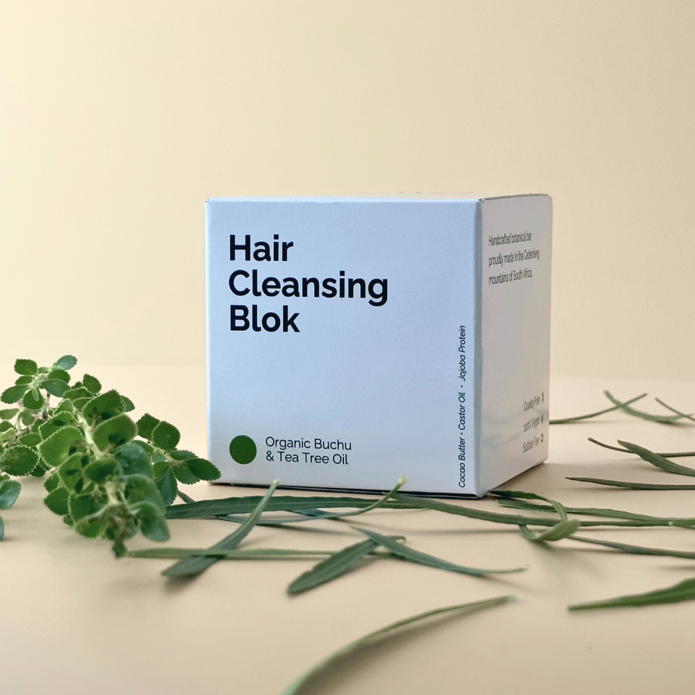 Buchu & Tea Tree Shampoo Blok • Aardvel • Solid Shampoo Bar • Cape Town, South Africa